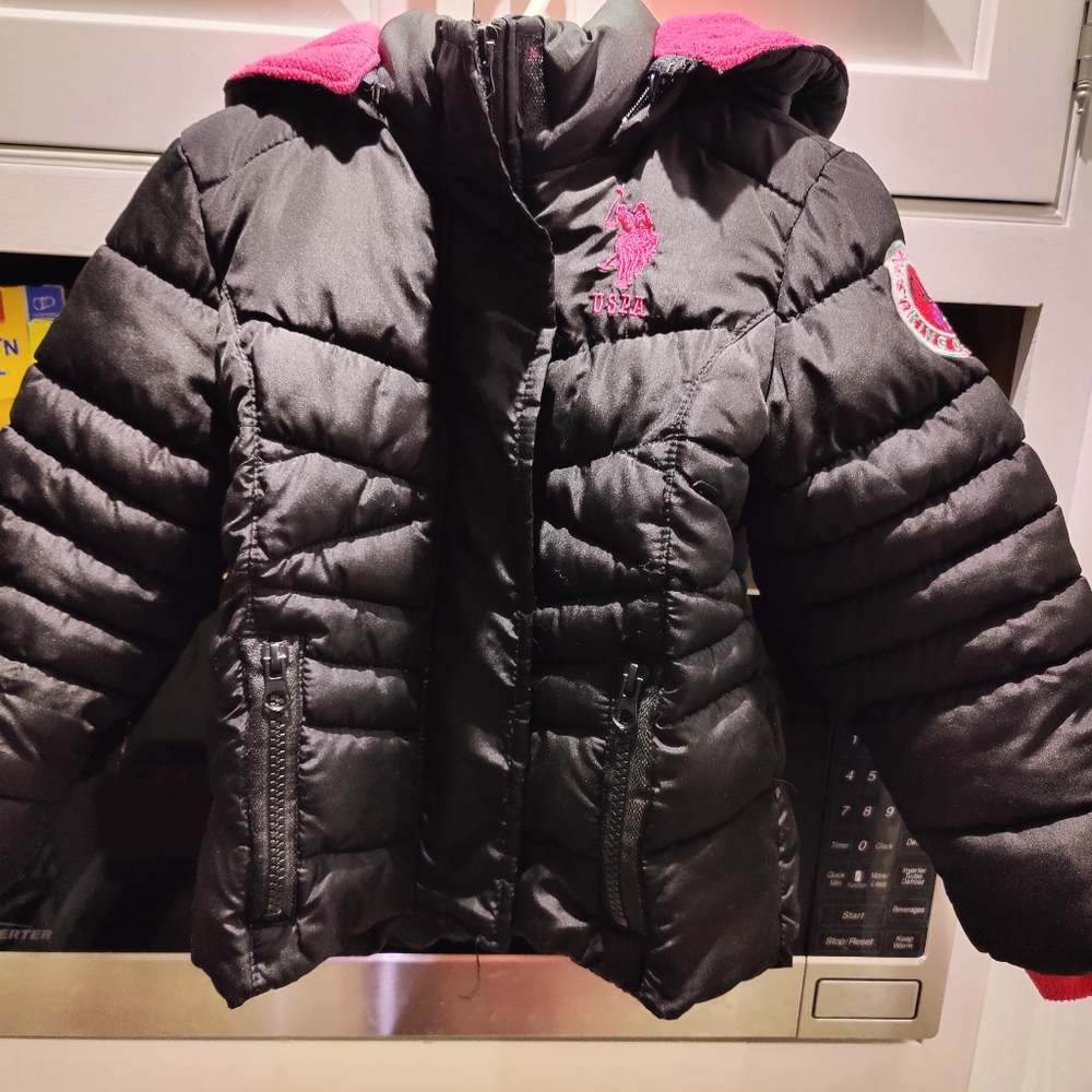 USPA Girls Puffer Jacket